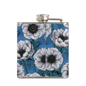 Witte anemontuin heupfles (Achterkant)