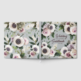 Witte anemoon op Northern Droplet Grey Gastenboek