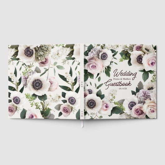 Witte anemoon op Sneeuwwitje Gastenboek (Volledig)