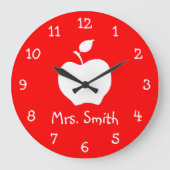 Witte appel grote klok (Voorkant)