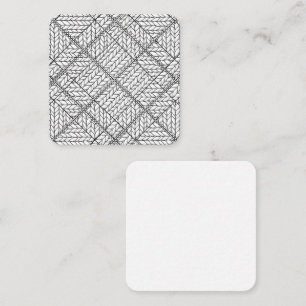 WITTE ARGYLE BREISEL 6,4 CM VLAKKE KARTONEN DOOS NOTITIEKAARTJE