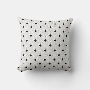 Witte Art Deco Design Kussen