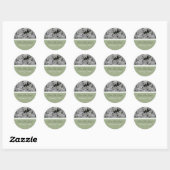 Witte Azalea's Bewaar De Datum Sticker (Vel)
