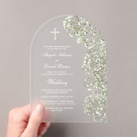 Witte Baby's Breath Boog Bruiloft