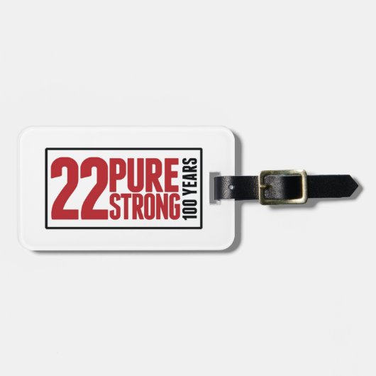 Witte Bagagelabel (Voorkant horizontaal)