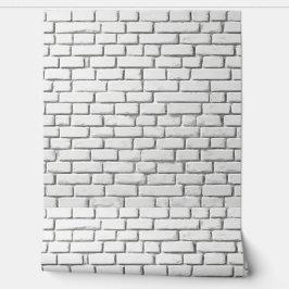 Witte Bakstenen Naadloze Patronen Rustiek Classy C Behang