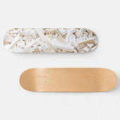 witte bakstenen skateboard (Horizontaal)