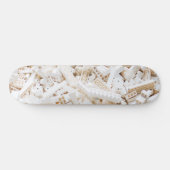 witte bakstenen skateboard (Horizontaal)