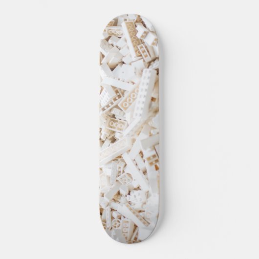 witte bakstenen skateboard (Voorkant)