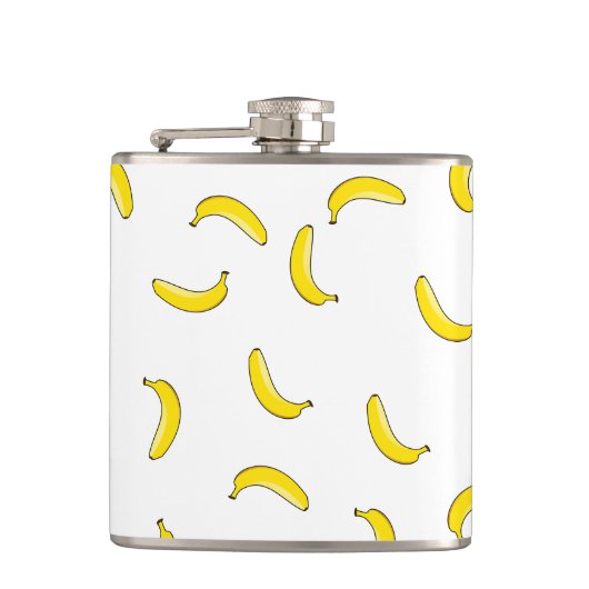 Witte banaan heupfles (Voorkant)