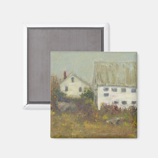 Witte Barn Magneet (Voorkant / Achterkant)