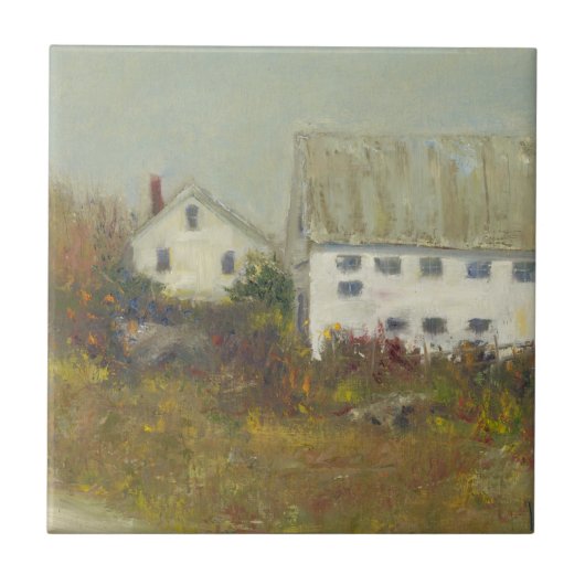 Witte Barn Tegeltje (Voorkant)