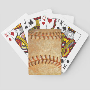  Witte Baseball rode roodheid Pokerkaarten