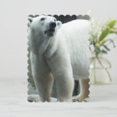 Witte Beer Kaart (Staand voorkant)