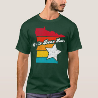 Witte Beer Lake Minnesota Verdrietige Souve T-shirt