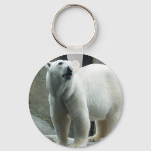 Witte Beer Sleutelhanger