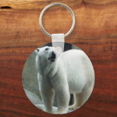 Witte Beer Sleutelhanger (Voorkant)