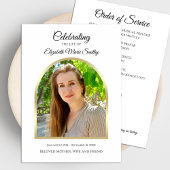 Witte begrafenis of viering van het leven programma