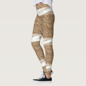 Witte & Beige Leggings Lang (Links)