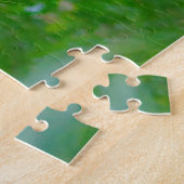 Witte Bengaalse Tijger. Grote Katachtigen. Legpuzzel (Zijkant)