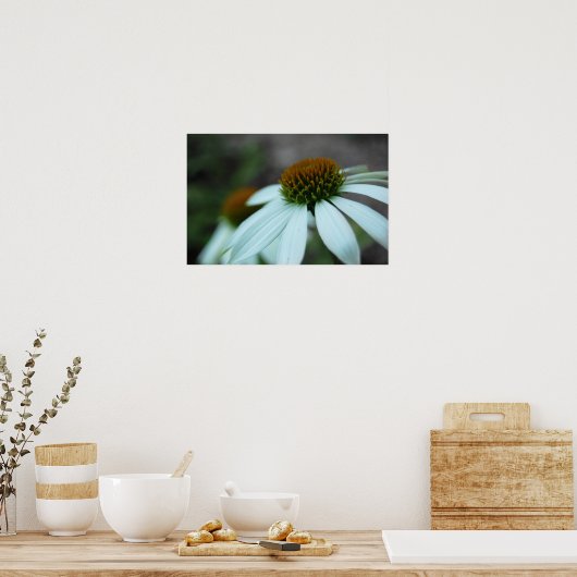 Witte benzine, ventilator (poster afdrukken) poster (Keuken)