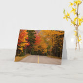 Witte bergen New Hampshire Blank Card Kaart (Gele Bloem)