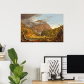 Witte bergen - Thomas Cole Fine Art Poster (Thuiskantoor)