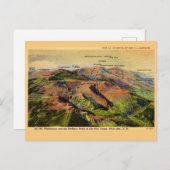 Witte Bergen van New Hampshire Briefkaart (Voorkant / Achterkant)