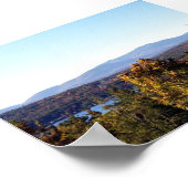 Witte bergen van New Hampshire Poster (Hoek)