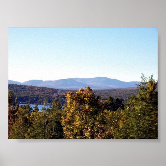 Witte bergen van New Hampshire Poster (Voorkant)