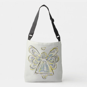 Witte Beschermengel Tas Kunst Schoudertasjes