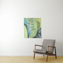 Witte bessen Gemengde Groenen Kleurblokken Modern