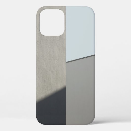 Witte betonnen muur 's morgens Case-Mate iPhone case (Achterkant)