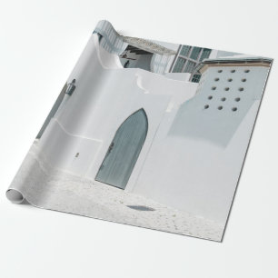 Witte betonnen stal cadeaupapier