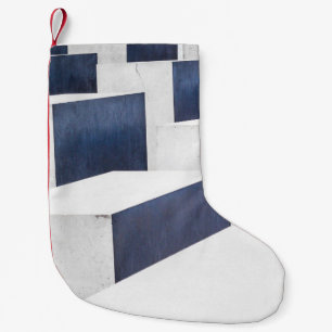 Witte betonverhardingen kleine kerstsok