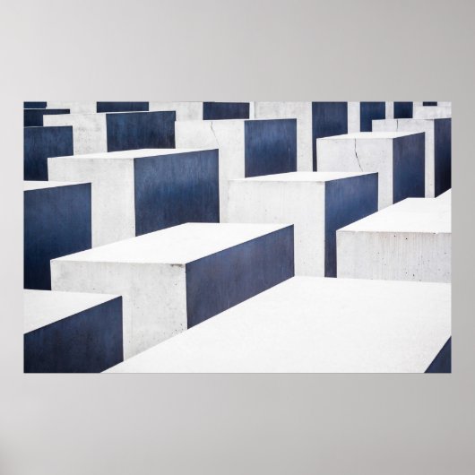 Witte betonverhardingen poster (Voorkant)