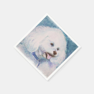 WITTE BICHON FRESE PAPIER NAPKINS SERVET