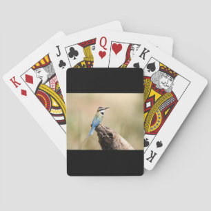 Witte bijeneter pokerkaarten