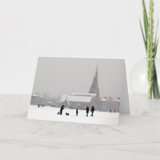 Witte Blackheath Feestdagen Kaart