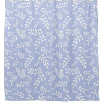 Witte bladeren op een licht staalblauwe achtergron