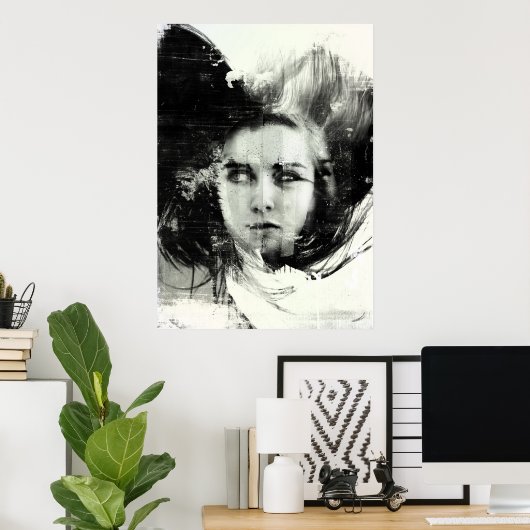 Witte bloedcel poster (Thuiskantoor)