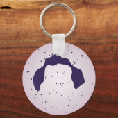 Witte bloedcel sleutelhanger (Voorkant)