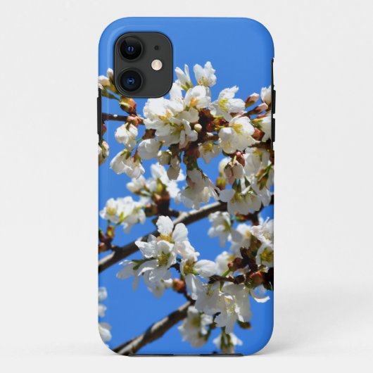 Witte bloeiende lenteboom witte bloesem Case-Mate iPhone case (Achterkant)