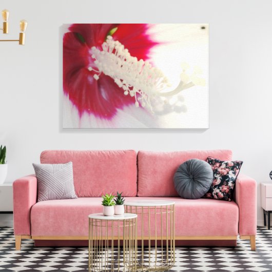 Witte Bloem Blossom Foto Enkele Print (Insitu (Woonkamer))