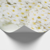 Witte bloem cadeaupapier (Hoek)