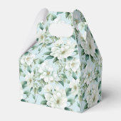 Witte bloem feest behandeldoos bedankdoosjes (Achterkant)