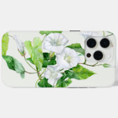 Witte bloem, gevlekt Case-Mate iPhone case (Achterkant (horizontaal))