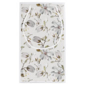 Witte Bloem Gift Bag Klein Cadeauzakje (Achterkant)