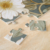 Witte bloem legpuzzel (Zijkant)
