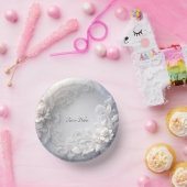 Witte bloemen bloeien papier kommen (Feest)